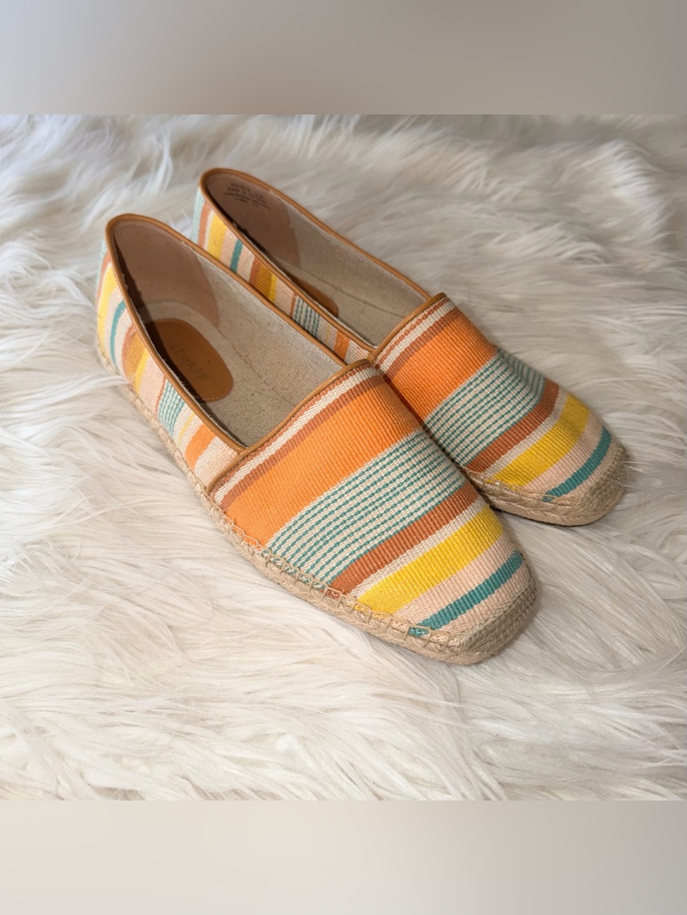 Cole Haan Women’s 11B Cloudfeel Keely Colorful Striped Espadrilles